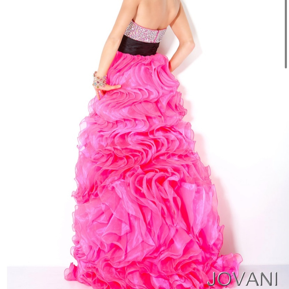 Jovani 30079 hot pink gown dress